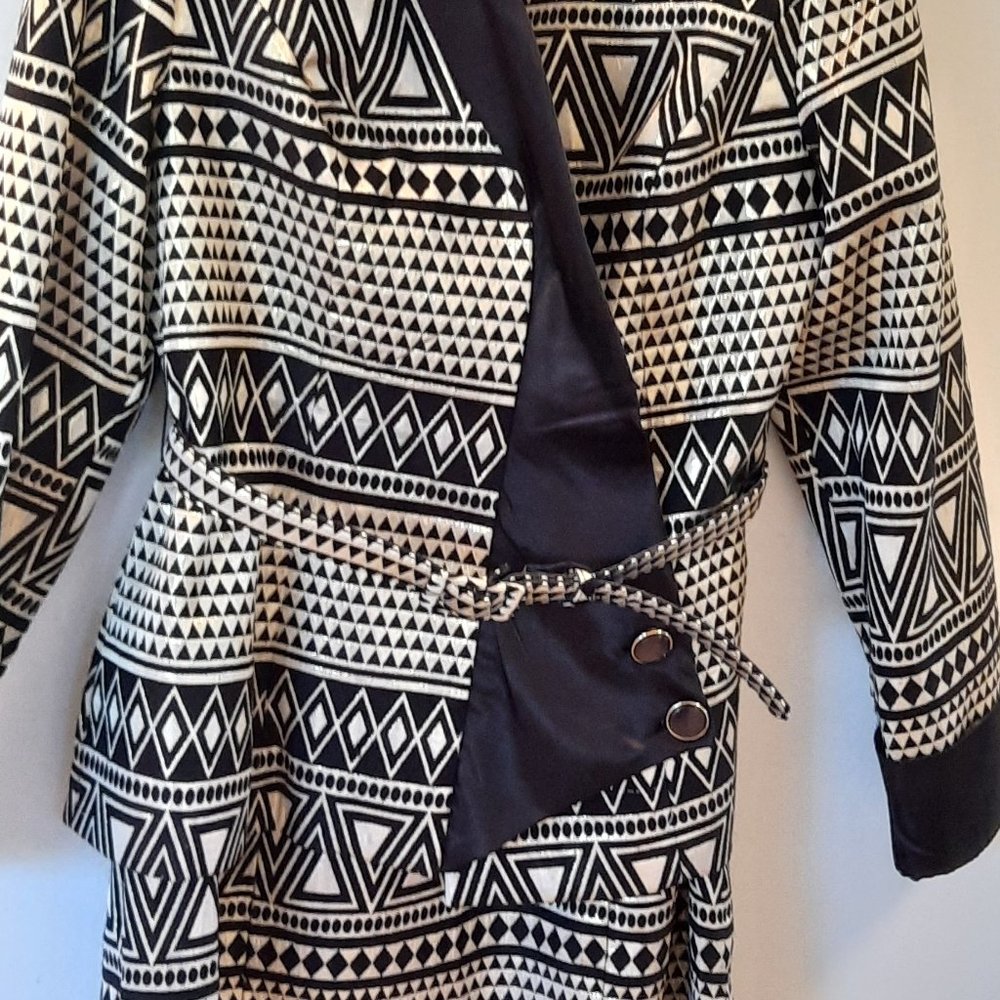 Dress with matching coat